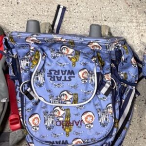 Pottery Barn Kids Star Wars Blue Rolling Backpack